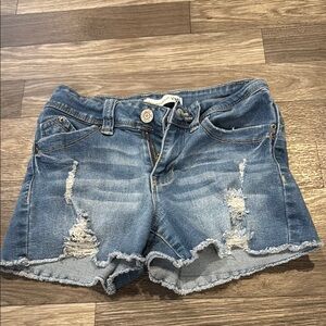 Denim Distressed Women Shorts